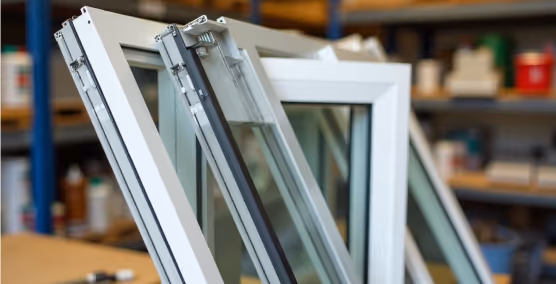 Composite double glazing.
