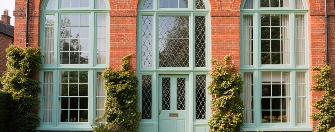 Examples of completed glazing projects.